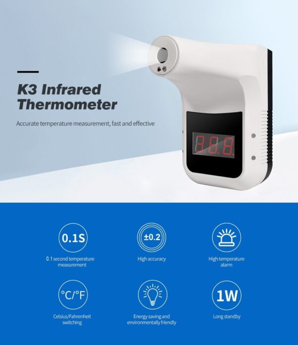 Auto Non-contact Forehead Thermometer with Tripod