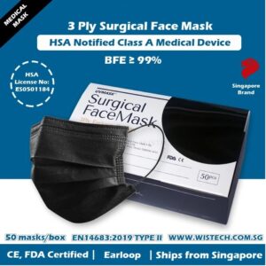 Black Surgical Mask